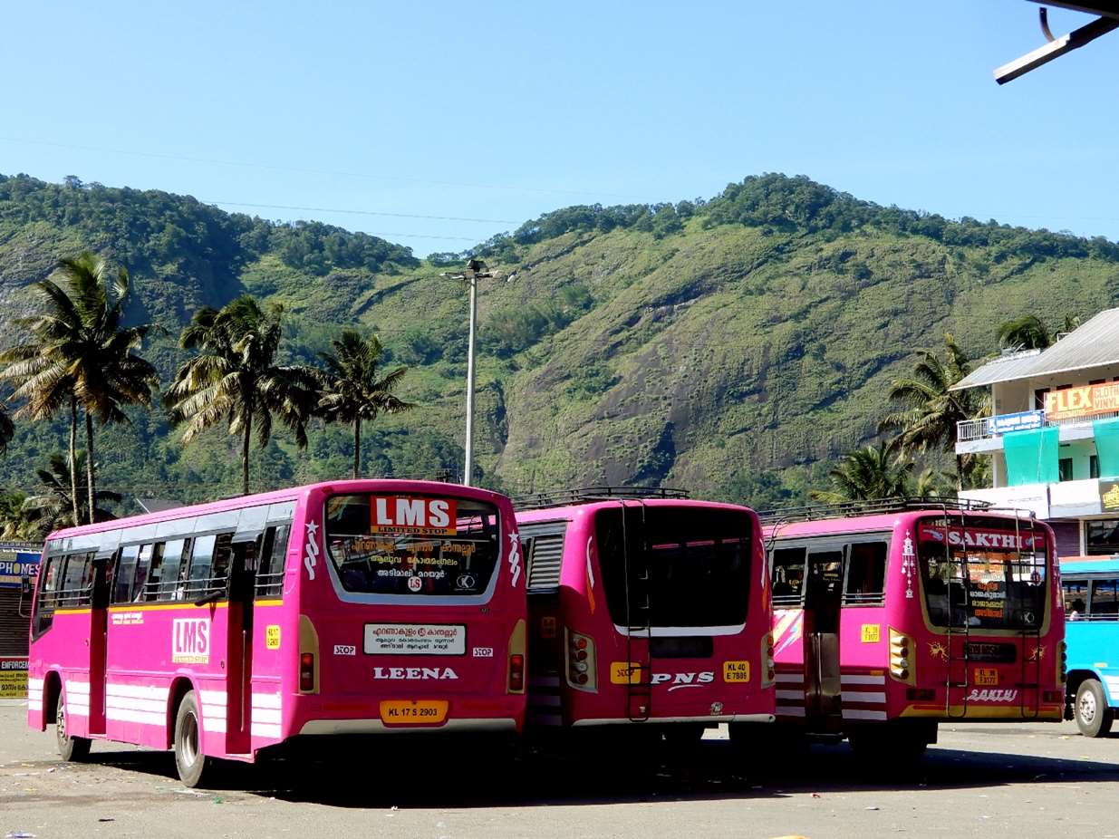 Munnar, Kumily, Kattappana and Idukki High Ranges Bus Timings