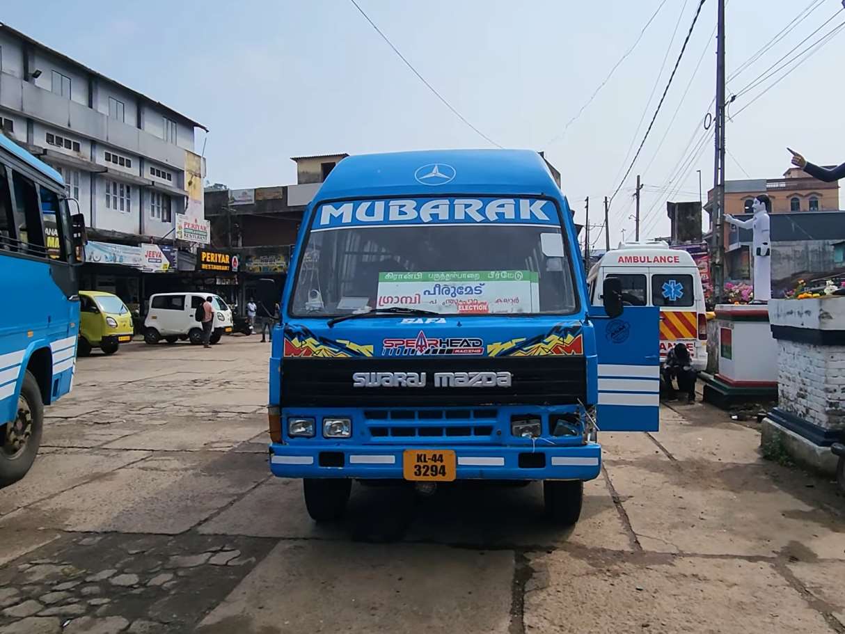 Parunthumpara Bus Timings (Granby Bus Timings) from Vandiperiyar, Peermedu