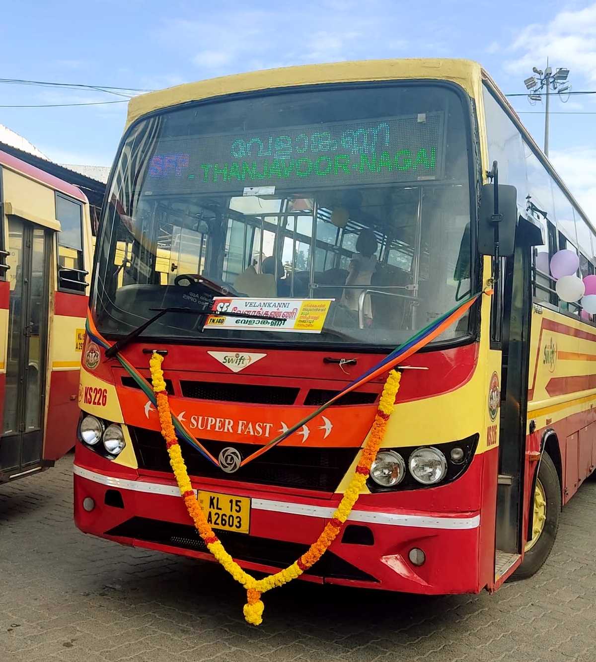 Thiruvananthapuram to Velankanni Bus Timings - KSRTC Super Fast