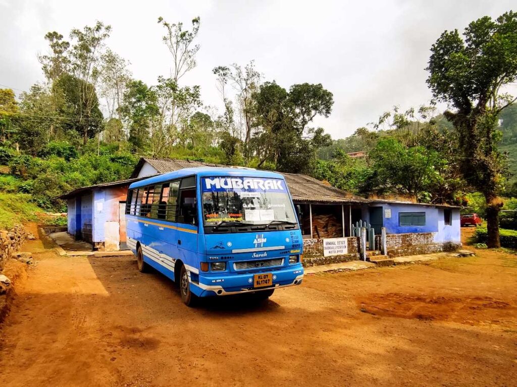 Vandiperiyar to Dharmavalley Bus Timings - Kerala Private Bus