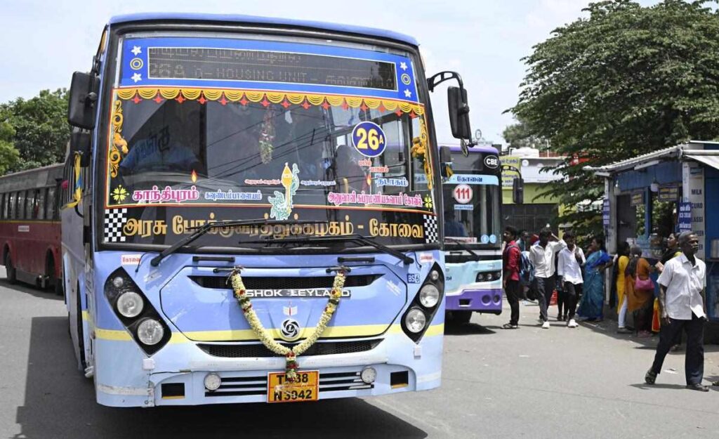 Coimbatore Women Free Town Bus Timings (Vettri Payanam Scheme) - Deluxe Bus List