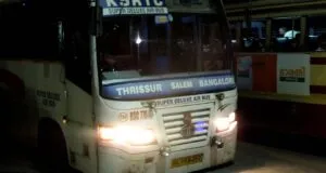 KSRTC RSC 770 Bangalore - Trissur (via Salem)