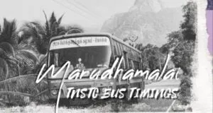 Marudhamalai Temple TNSTC Bus Timings from Gandhipuram Bus Stand