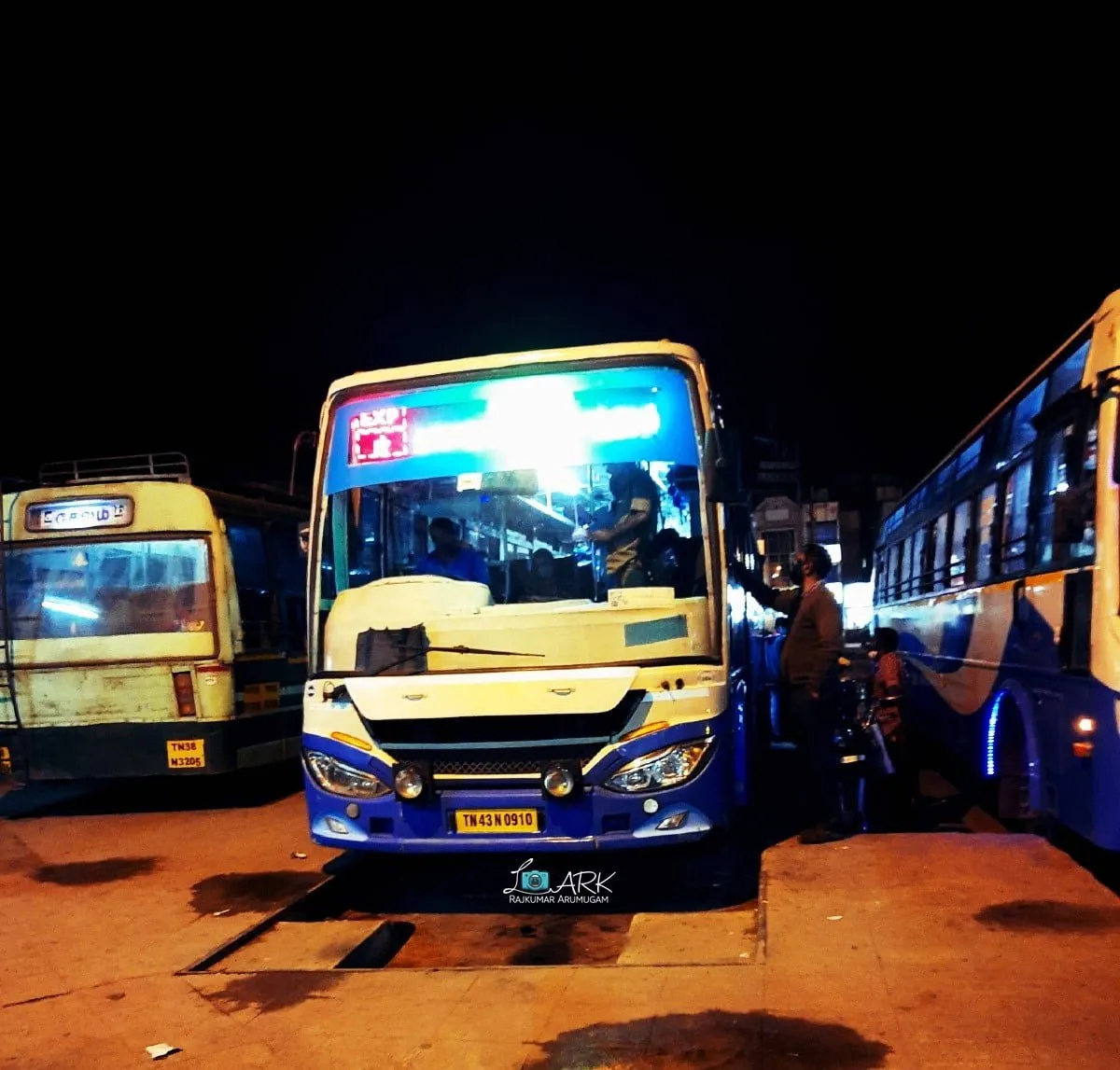 TNSTC TN 43 N 0910 Ooty - Madurai Bus Timings