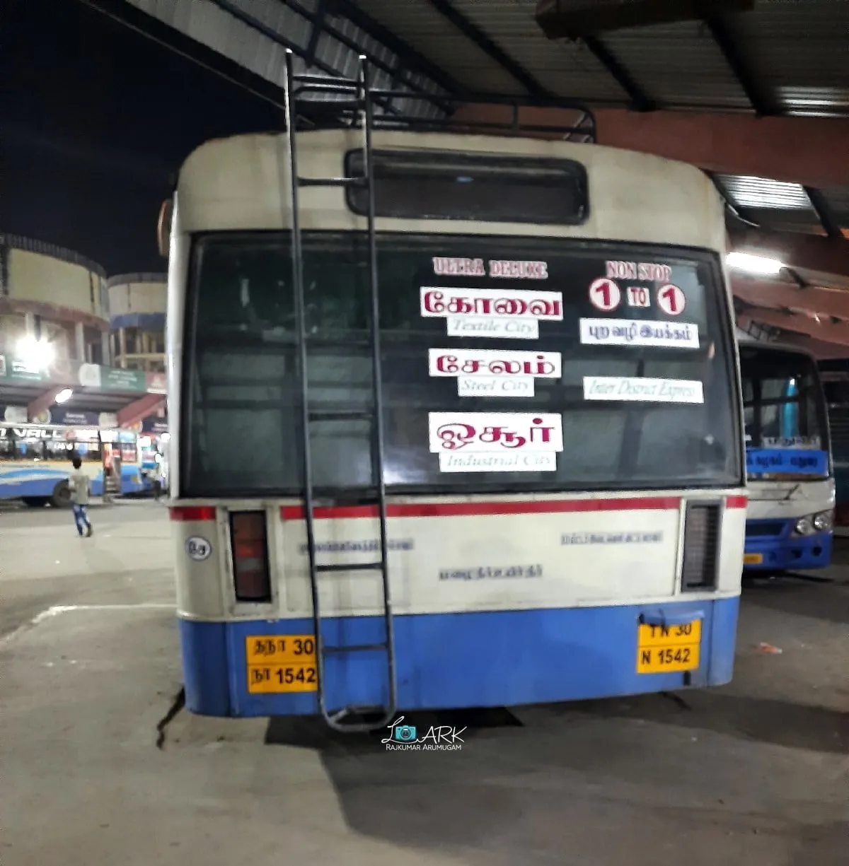 TNSTC TN 30 N 1542 Coimbatore - Salem - Hosur Bus Timings 