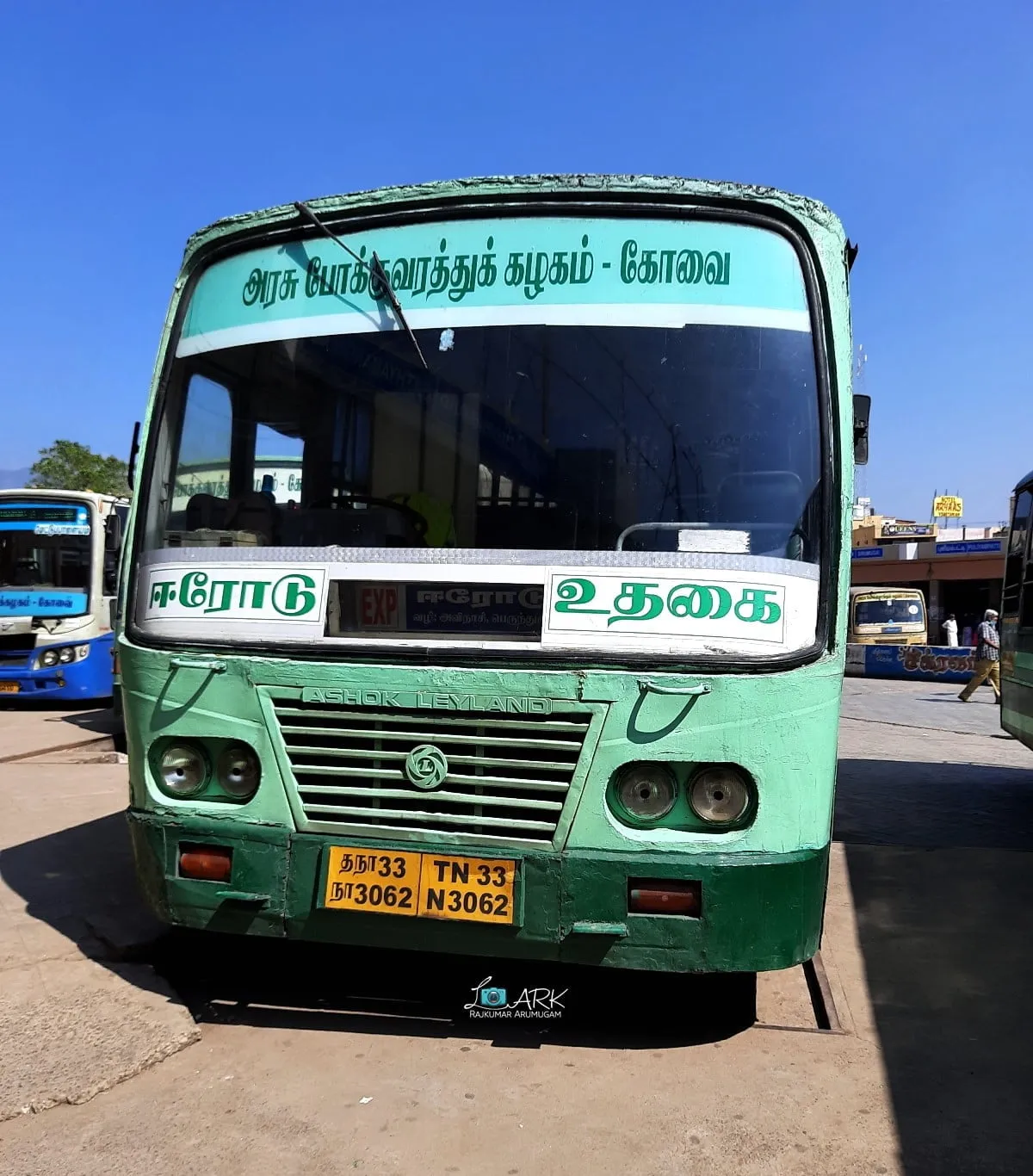 TNSTC TN 33 N 3062 Ooty - Erode Bus Timings