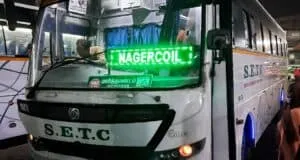 SETC Bus Timings from Nagercoil Bus Stand