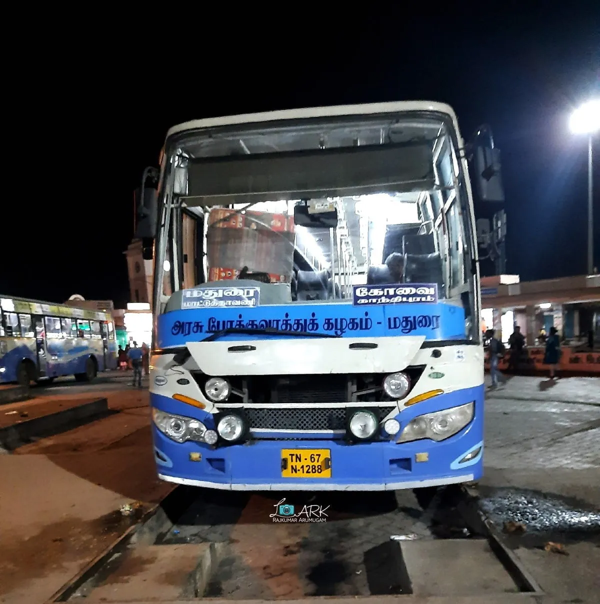 TNSTC TN 67 N 1288 Mettupalayam - Coimbatore - Aruppukottai Bus Timings