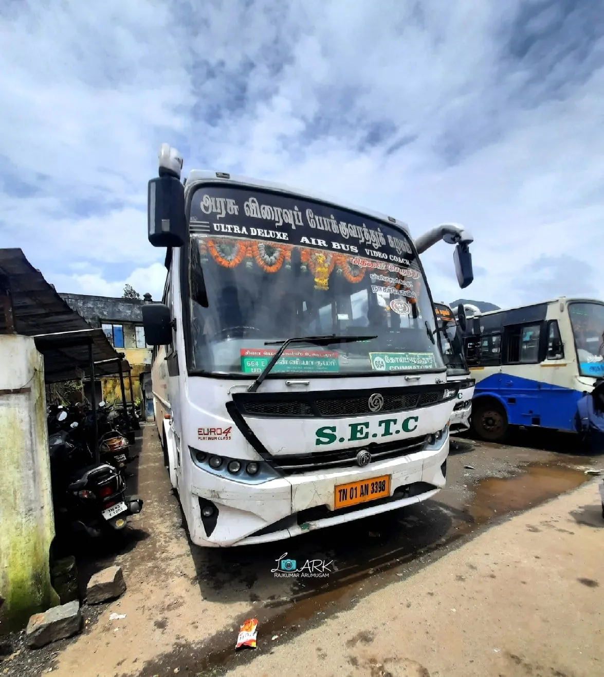 SETC KKD D106 TN 01 AN 3398 Gudalur - Kanyakumari Bus Timings