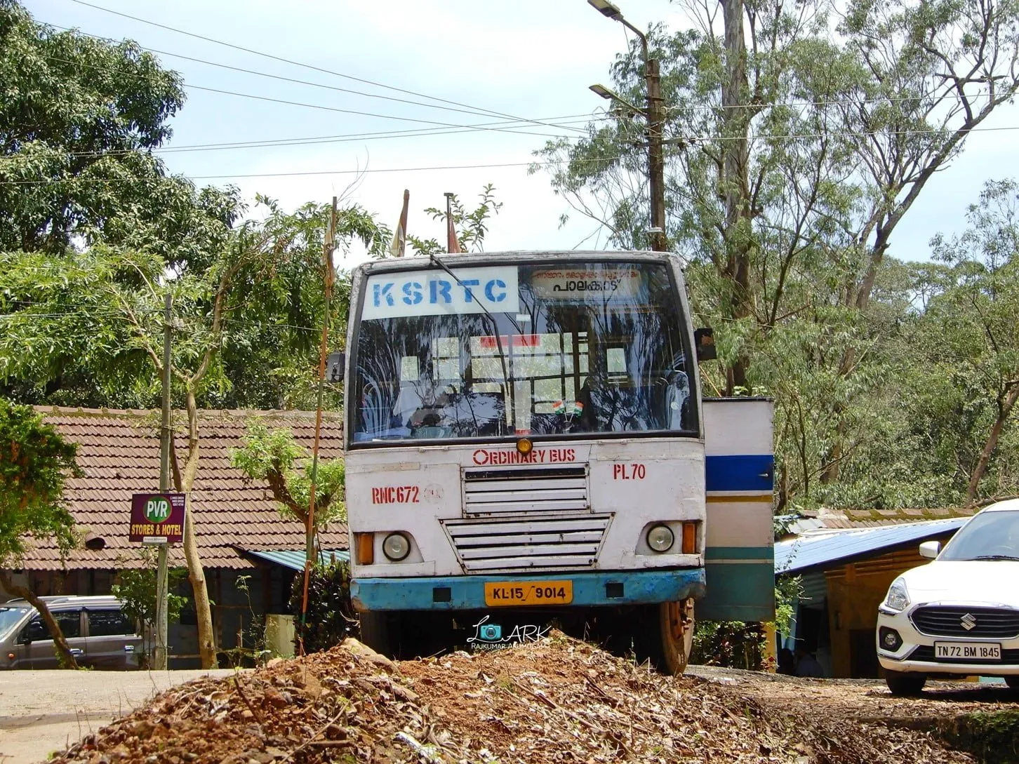 KSRTC RNC 672 Palakkad - Nelliyampathy - Karappara Bus Timings 