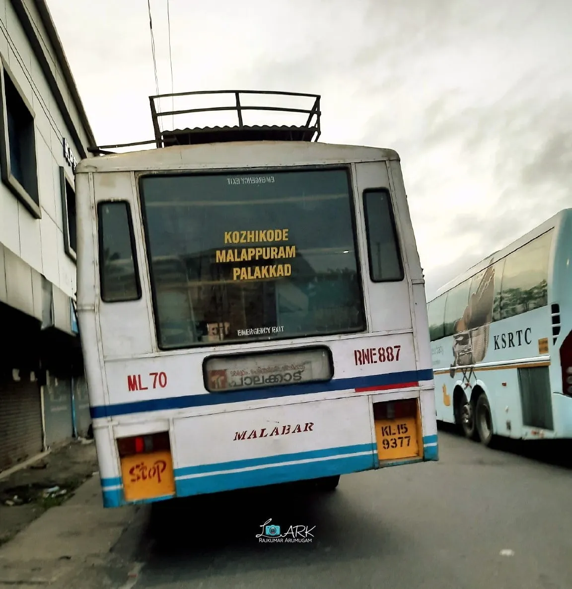 KSRTC RNE 887 Palakkad - Kozhikode Bus Timings 