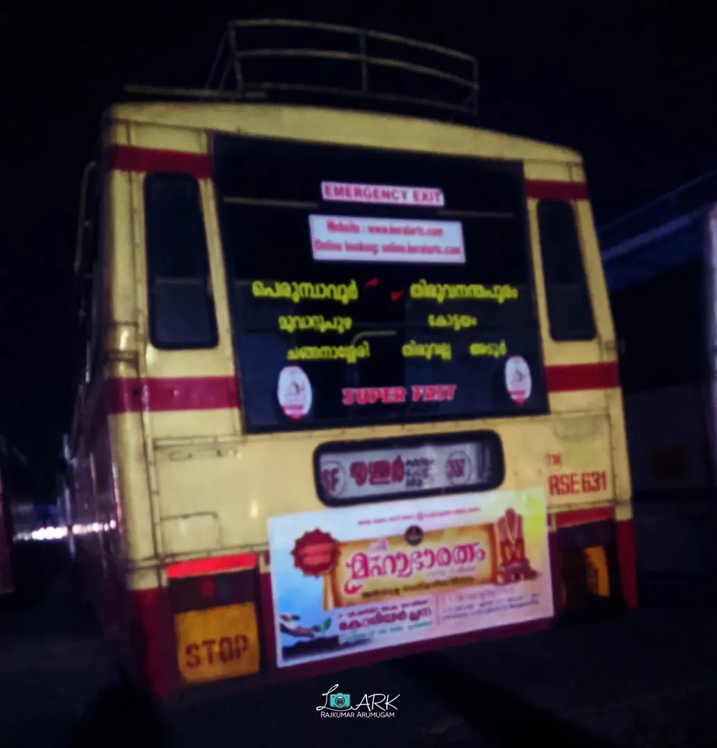 KSRTC RSE 631 Perumbavoor - Thiruvananthapuram Bus Timings