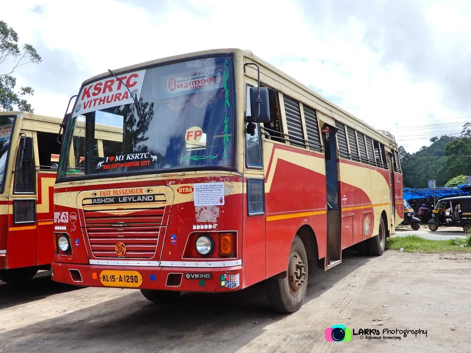 KSRTC RPC 453 Vithura - Chakkulathukavu Temple Fast Passenger Bus Timings