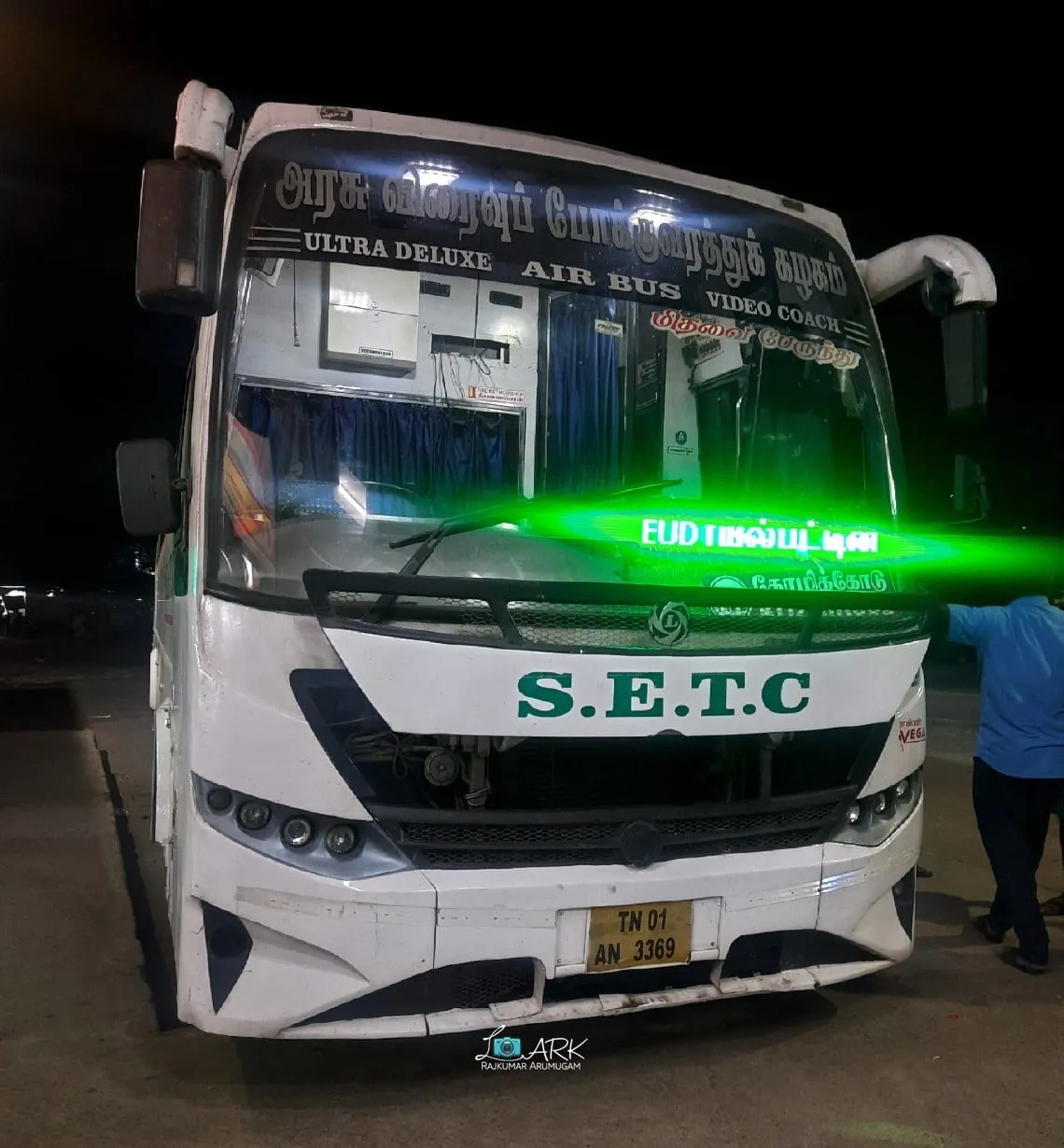 SETC TCN D099 TN 01 AN 3369 Thiruchendur - Kozhikode Ultra Deluxe Bus Timings