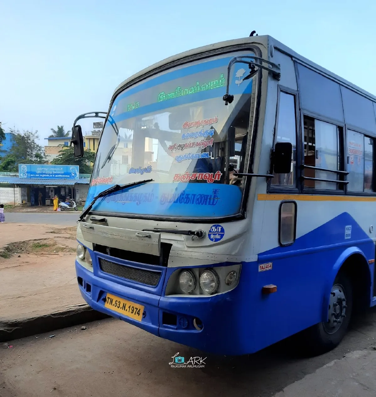 TNSTC TN 63 N 1974 Thanjavur - Rameswaram Bus Timings