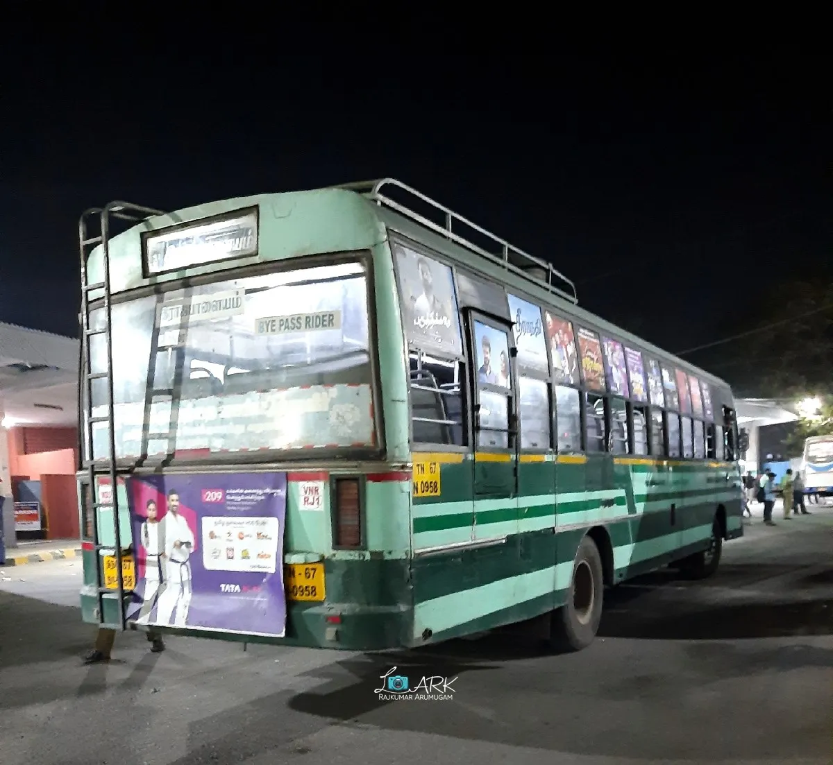 TNSTC TN 67 N 0958 Coimbatore - Rajapalayam Bus Timings