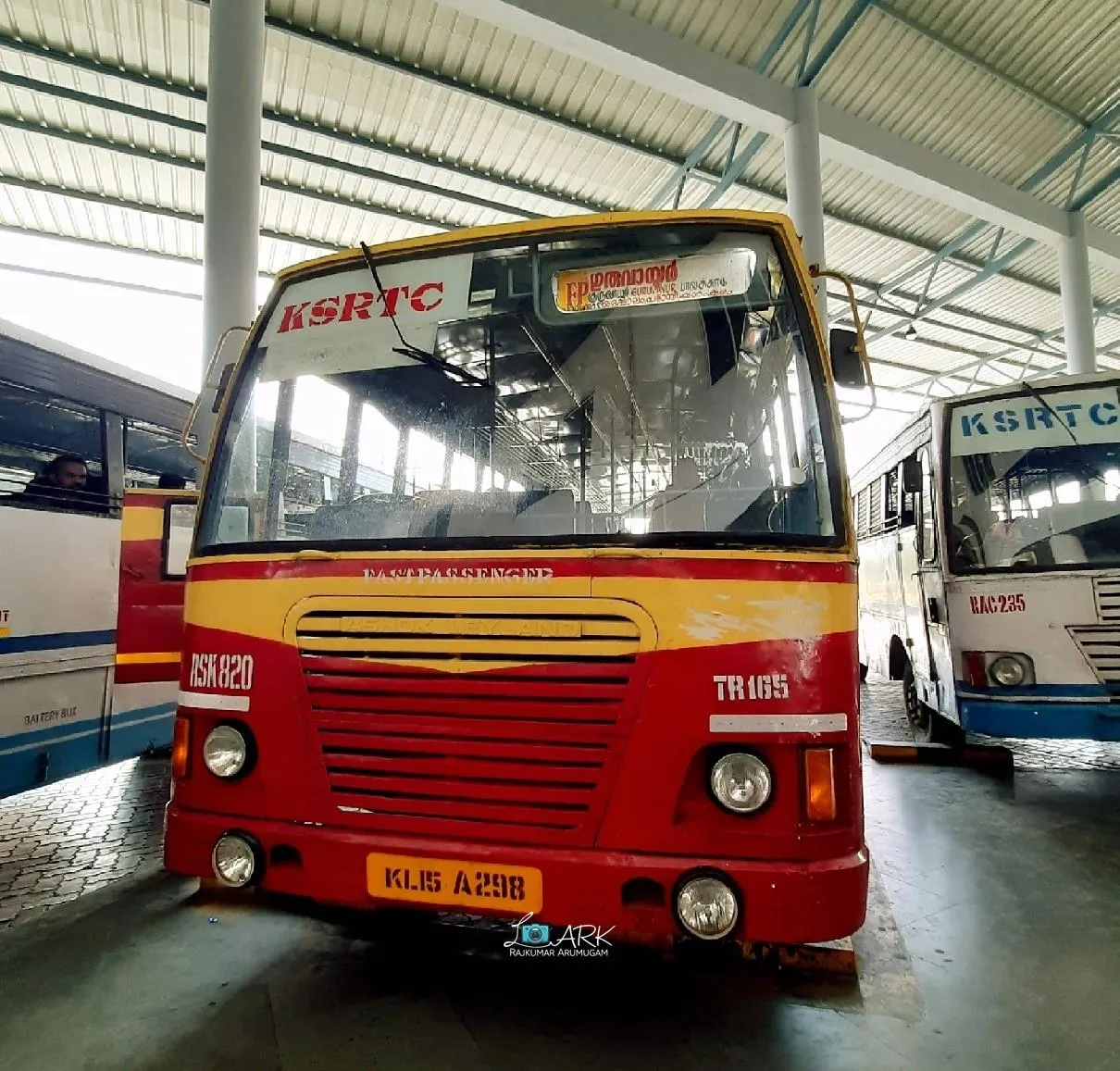 KSRTC RSK 820 Guruvayur - Coimbatore Fast Passenger Bus Timings