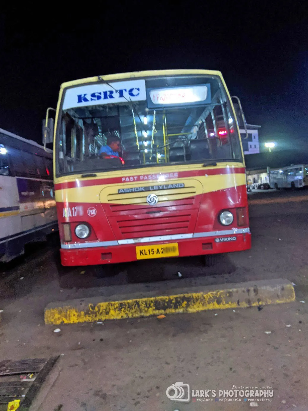 KSRTC Fast Passenger ATA 177 Ponkunnam to Kozhikode Bus Timings