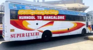 APSRTC Super Luxury Kurnool to Bangalore Bus Timings
