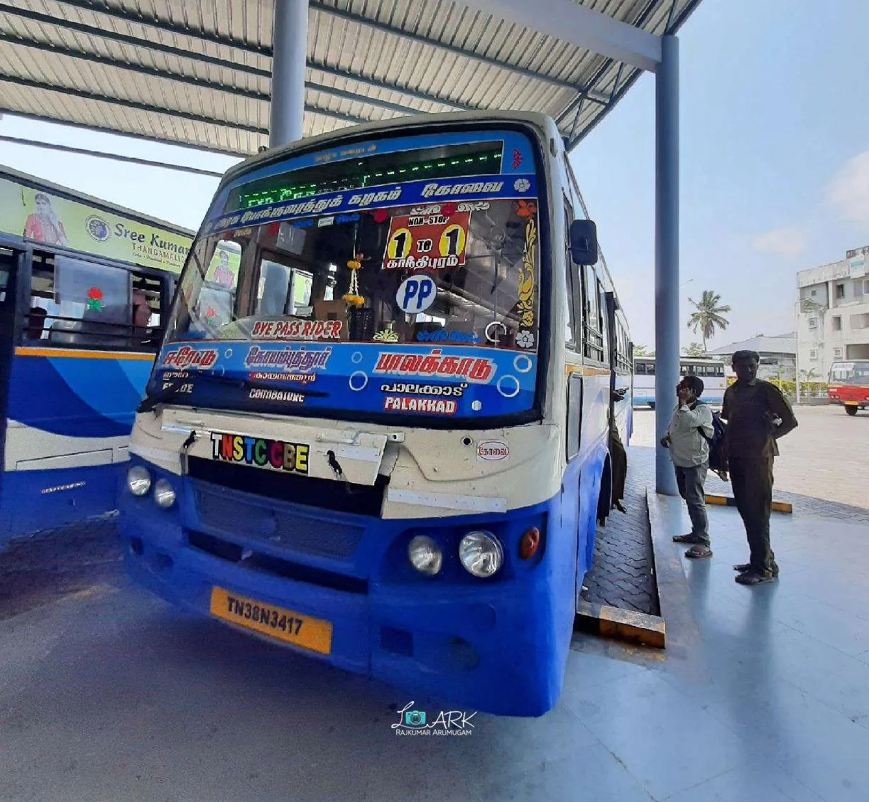 TNSTC Bus Timings from Palakkad Bus Stand