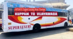 APSRTC Super Luxury Kuppam to Vijayawada Bus Timings