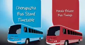 Bus Timings from Cherupuzha Bus Stand