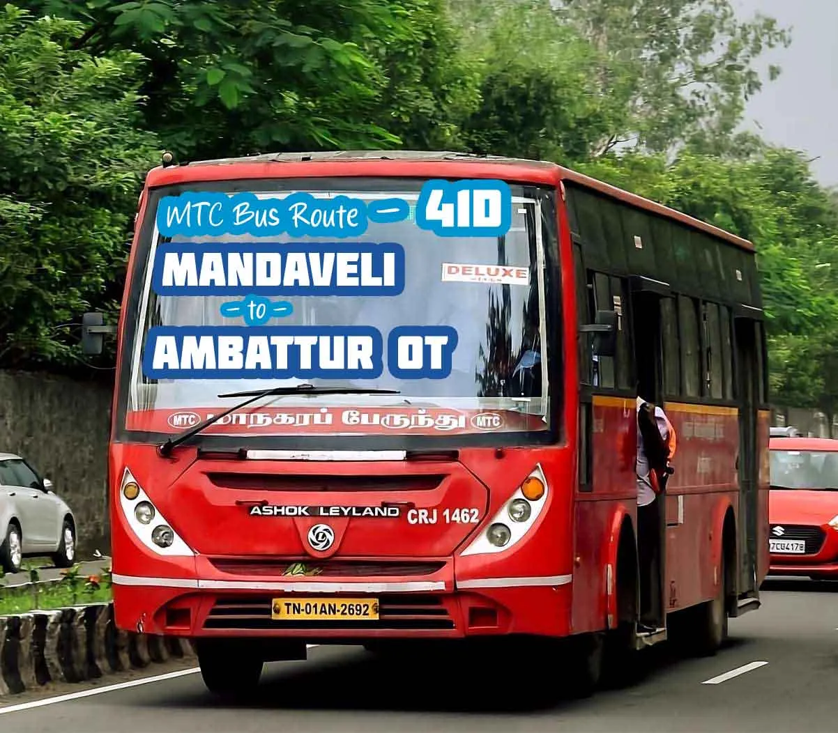 Mandaveli to Ambattur OT Bus Timings MTC Bus Route 41D Ticket to Get Lost