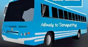 Adimaly to Senapathy Bus Timings