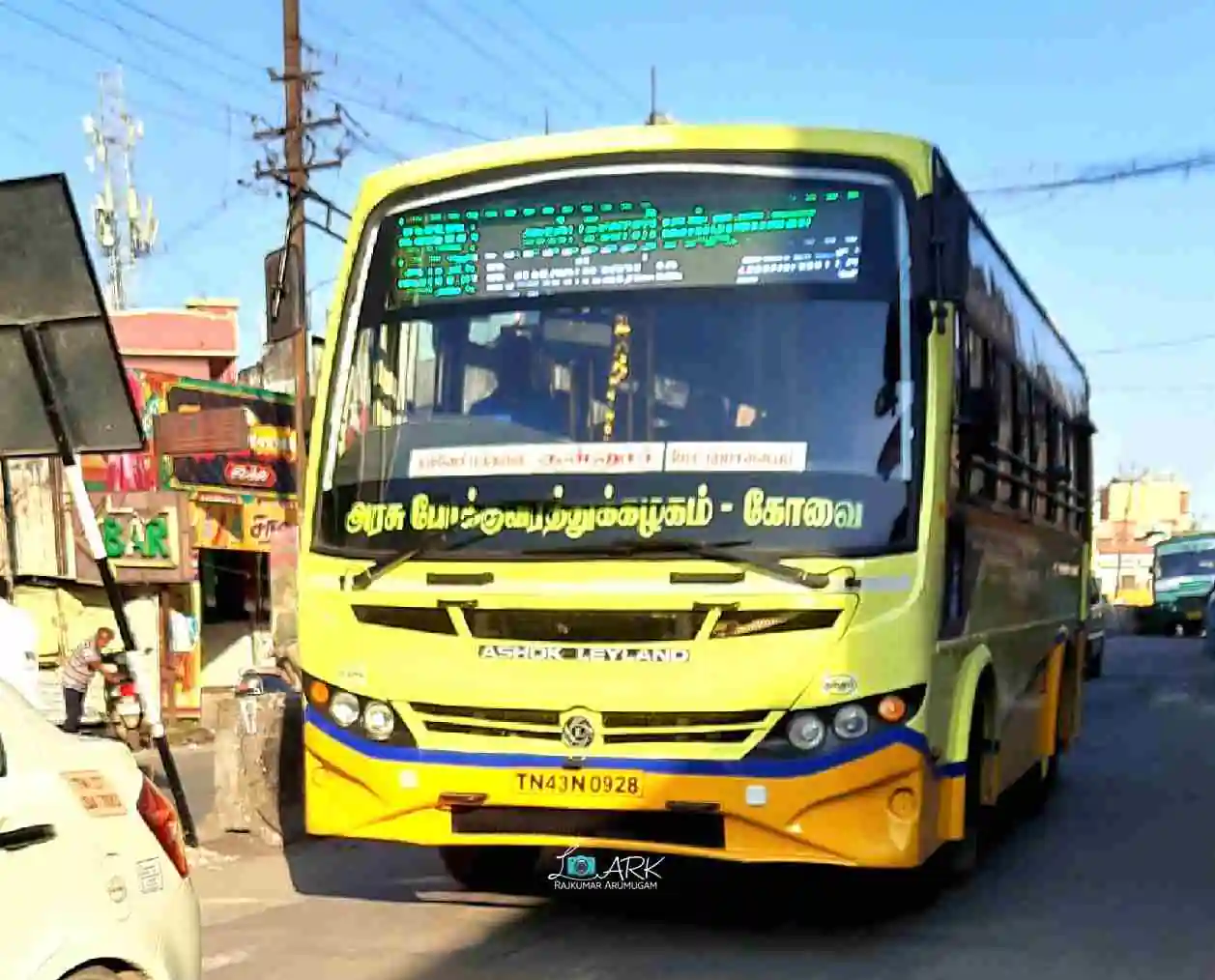 TNSTC TN 43 N 0928 Kanneri Mandhanai to Mettupalayam Bus Timings